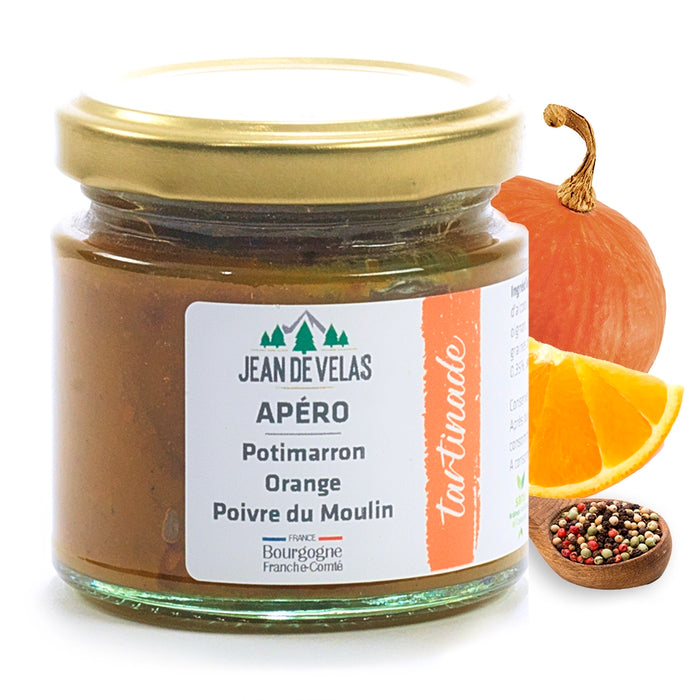 Idées apéro : Potimarron, Orange, Poivre du Moulin