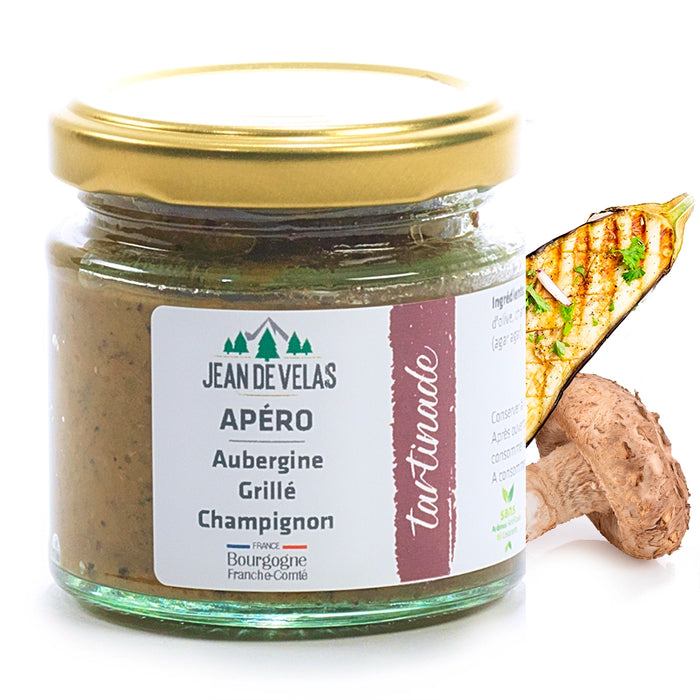 Idées apéro : Aubergine Grillée Champignon