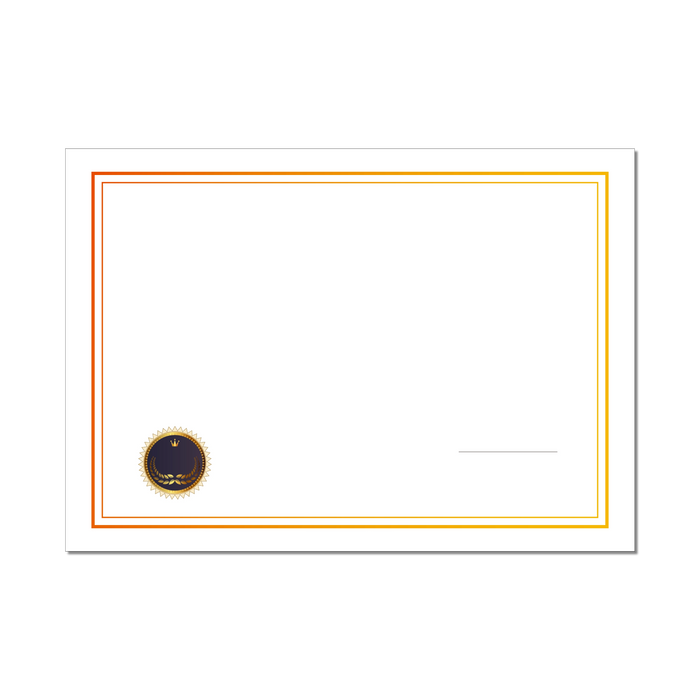 My blank diploma or fake diploma personalized modern diploma