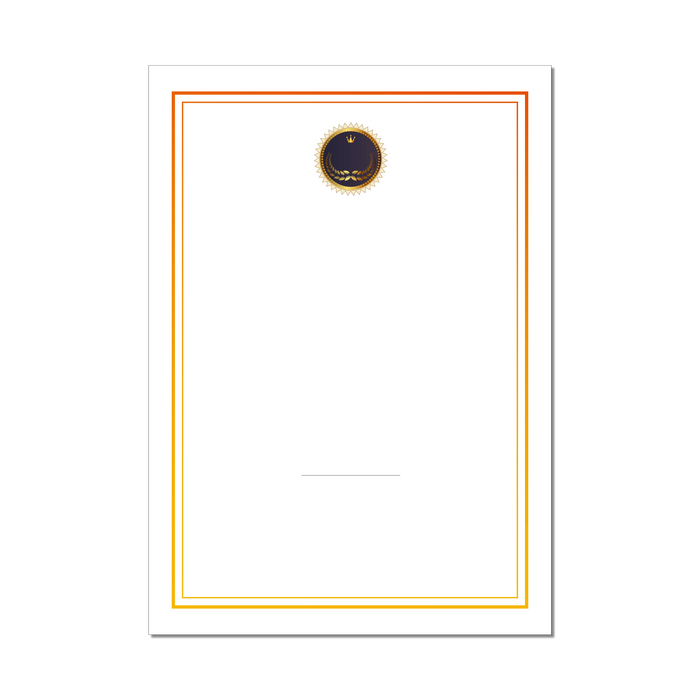 My blank diploma or fake diploma personalized modern diploma