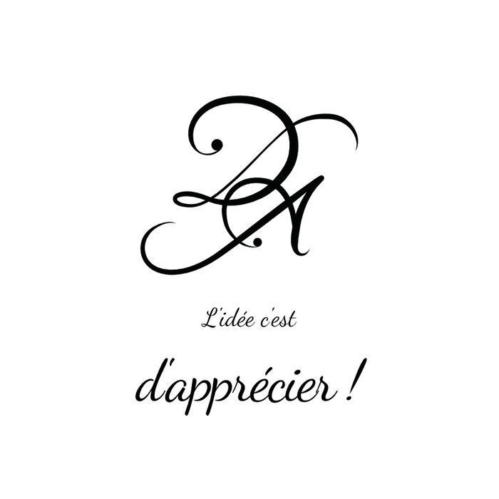 L'idée c'est d'apprécier, parole de Donna Angel signature