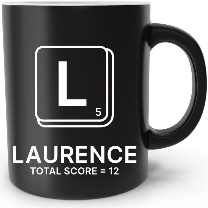 Mug personnalisé Scrabble Lettre L