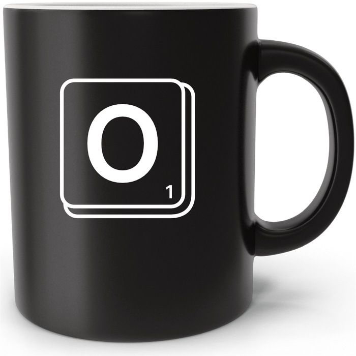 Mug personnalisé Scrabble Lettre O