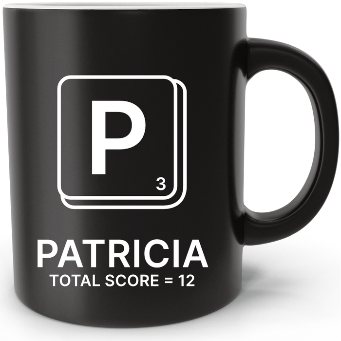 Mug personnalisé Scrabble Lettre P