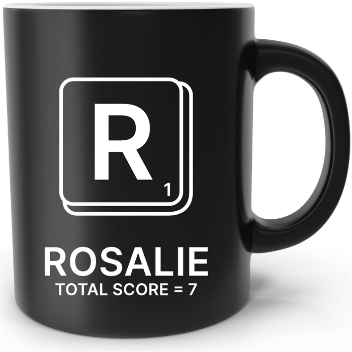 Mug personnalisé Scrabble Lettre R
