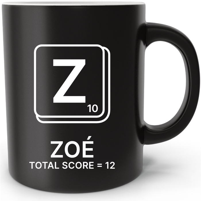 Mug personnalisé Scrabble Lettre Z