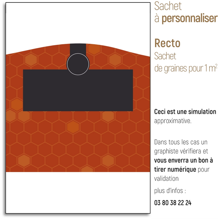 Sachet Mellifer personnalisé spécial butineurs