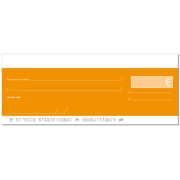 Template chèque factice géant gratuit terre battue tennis