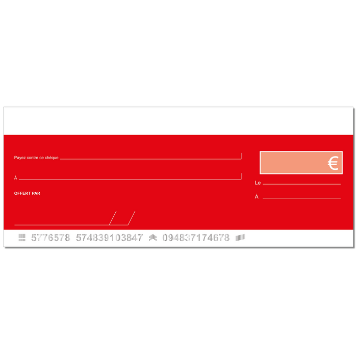 fac similé à remplir rouge pompier de chez Bien stocker