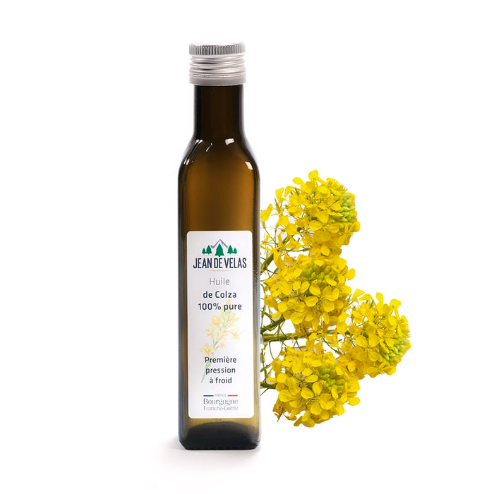 Huile de première pression à froid : Huile de Colza 100% pure