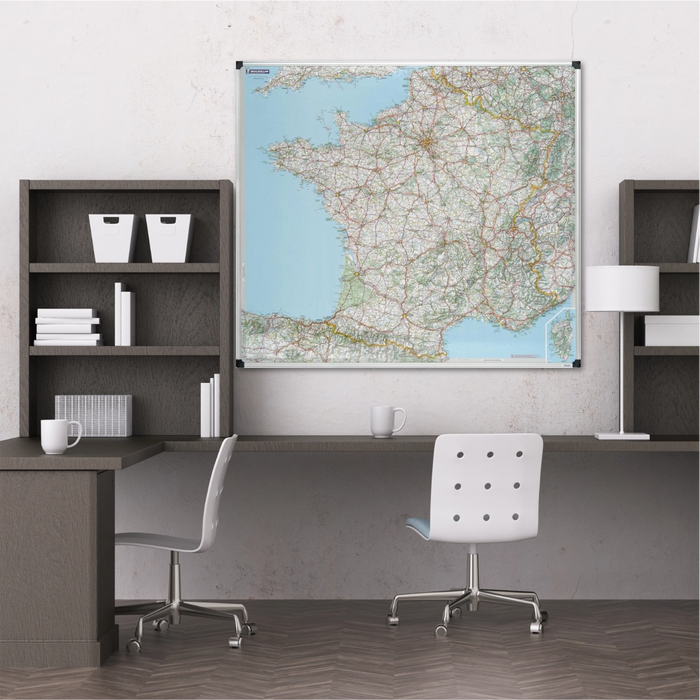 Tableaux effaçable : carte de France Michelin - Bien-stocker