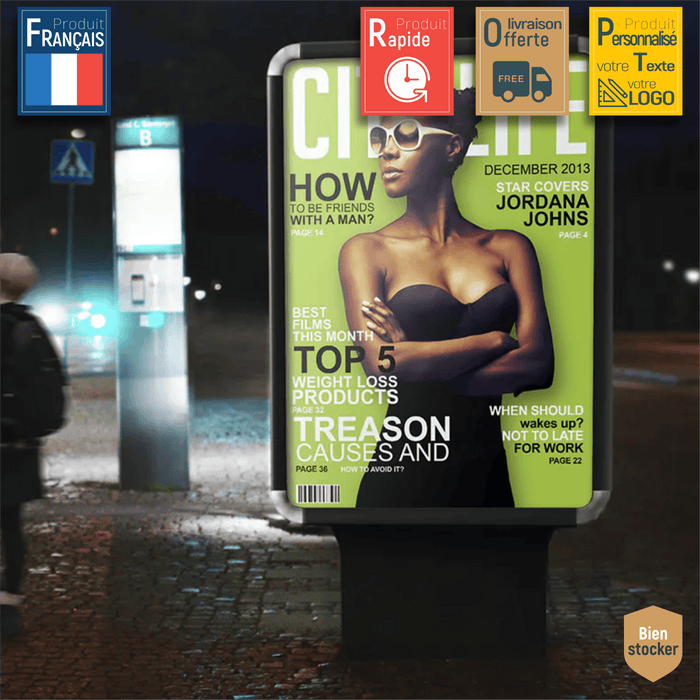 Affiches publicitaires - publicité affiche - Bien-stocker
