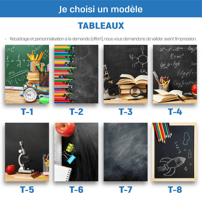 Fond scolaire tissu pour photographe - Bien-stocker