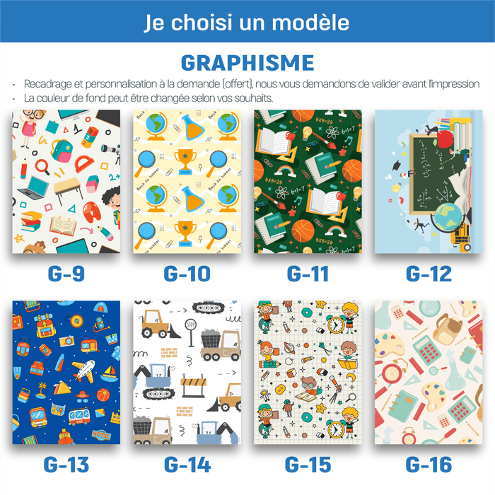 Fond scolaire tissu pour photographe - Bien-stocker