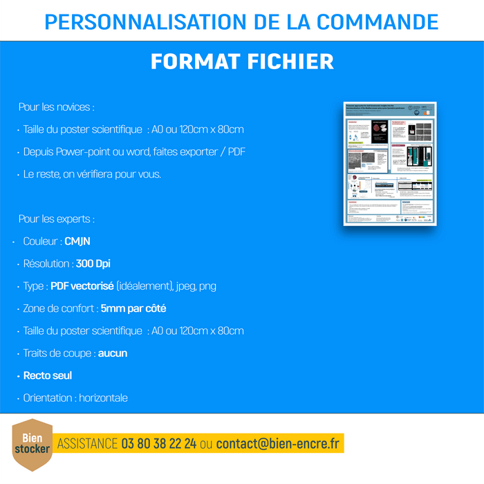 Poster scientifique A0 - Bien-stocker
