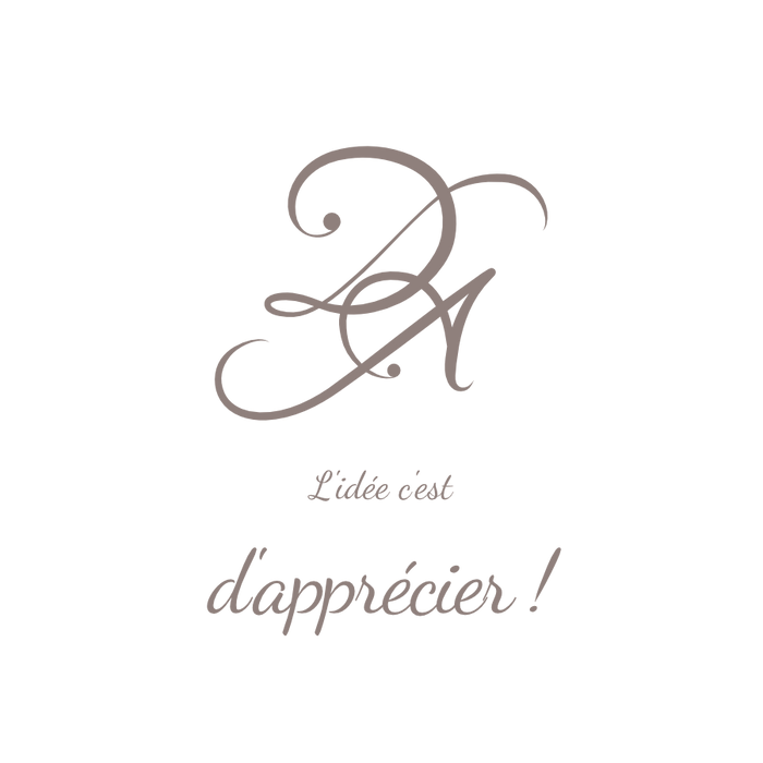 L'idée c'est d'apprécier, parole de Donna Angel signature