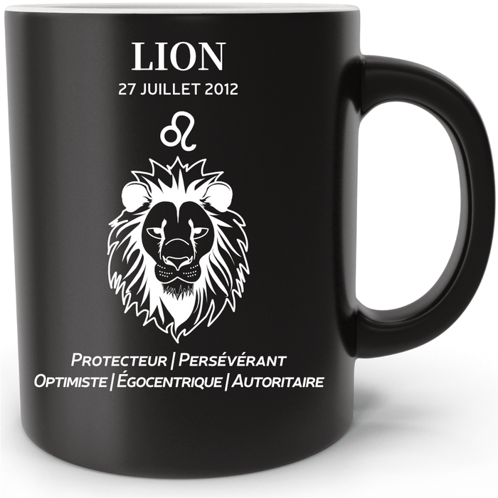 Mug personnalisé Signe Astrologique Lion