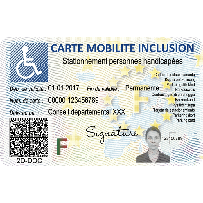 Photo CMI Carte Mobilité Inclusion