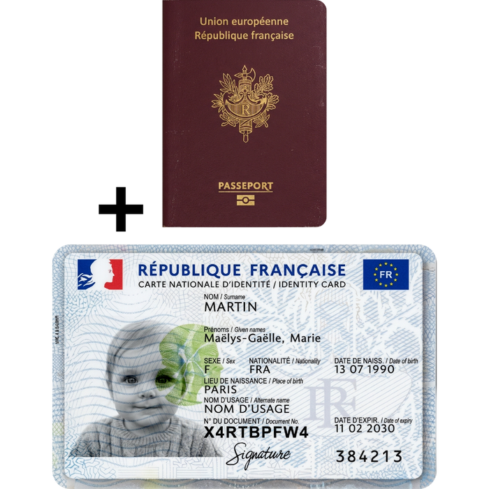 Photo d'identité bébé carte identité et passeport
