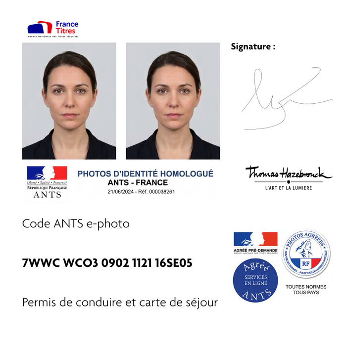 Photo identité numérique ants permis de conduire