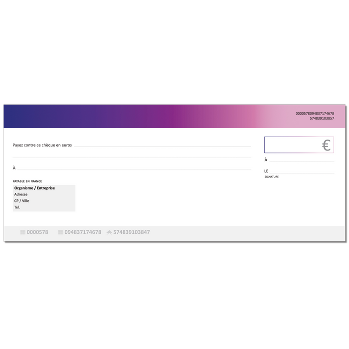 Custom giant erasable dummy check model bank