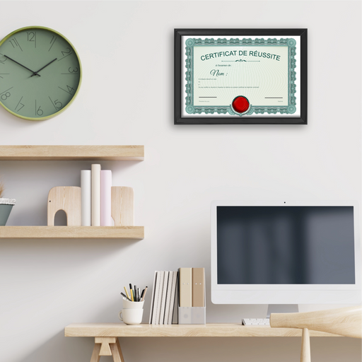 Mon diplome vierge : faux diplome personnalisé ancien vert - Bien-stocker